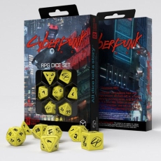 QW Cyberpunk Dice Set Danger Zone