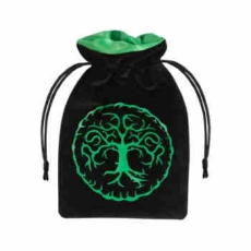 QW Forest Black Green Dice Pouch