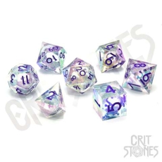 Liquidcore Meridian Electroplated Dice Set