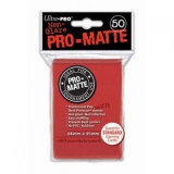 Ultra Pro Matte Sleeves Red