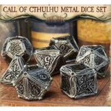 QW Call of Cthulhu Metal Dice Set